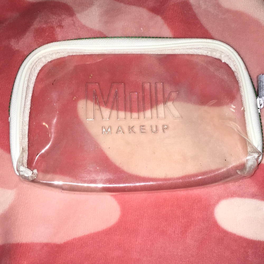 Milk Makeup clear makeup bag